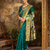 Green traditional paithani silk saree with zari detailing – party & wedding wear with blouse