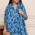 Rajnandini women's cotton blend  floral printed kurta & pant with dupatta
