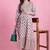 Rajnandini women's pure cotton jaipuri printed maternity gown with zipper