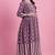 Rajnandini women's cotton jaipuri printed maternity gown with zipper