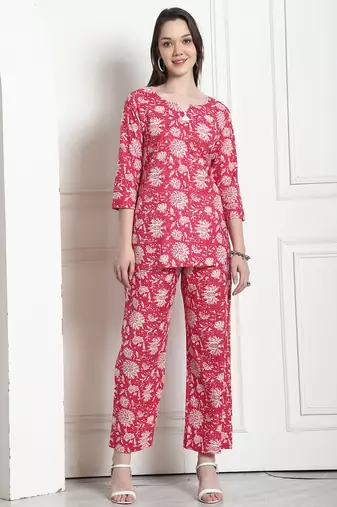 Rajnandini women's pure cotton printed co-ords