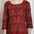 Rajnandini women's cotton jaipuri printed maternity gown with zipper