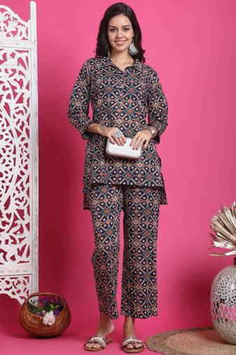 Rajnandini women's pure cotton printed co-ords