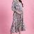 Rajnandini women's pure cotton jaipuri printed maternity gown with zipper
