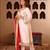 Sheeshmahal ivory chanderi silk hand embroidered suit set