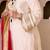 Sheeshmahal ivory chanderi silk hand embroidered suit set