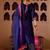 Ashnoor navy blue silk hand embroidered suit set