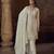 Ivory chinon silk free size upto 44 full stitched suits