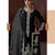 Black chinon silk free size upto 44 full stitched suits
