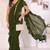 Attractive Georgette Fabric Ruffle Style Ready to Wear Saree With Unstitched Embroidery Blouse