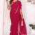ready to wear rani georgette fabric ruffle style saree with unstitched blouse
