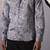 Grey cotton printed  shirt