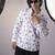 White cotton printed  shirt