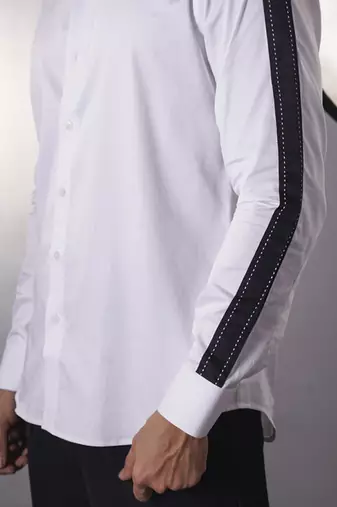White plain cotton  shirt