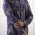 Blue floral printed cotton  shirt