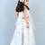 Silver Organza Sequin Work Kids' Lehenga Choli