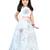 Silver Organza Sequin Work Kids' Lehenga Choli
