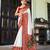 white poly viscose georgette lucknowi chikankari work saree