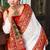 white poly viscose georgette lucknowi chikankari work saree