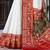 white poly viscose georgette lucknowi chikankari work saree