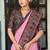 baby pink poly viscose georgette lucknowi chikankari work saree