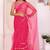 gajari Net Ready to Wear Ruffle Style Saree With Unstitched Blouse