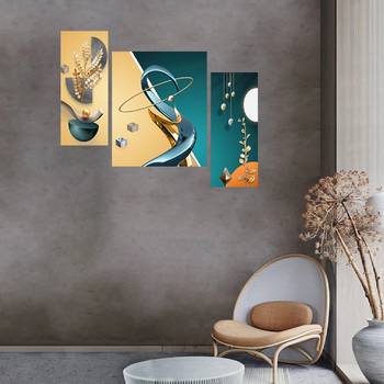 Set of 3 digital wall painting 2