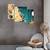 Set of 3 digital wall painting