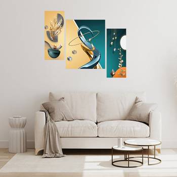 Set of 3 digital wall painting 3