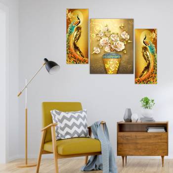 Set of 3 digital wall painting 4