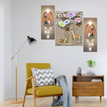 Set of 3 digital wall painting 4