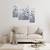Set of 3 digital wall painting
