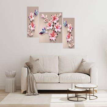 Set of 3 digital wall painting 3