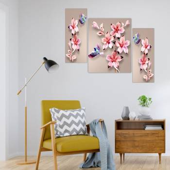 Set of 3 digital wall painting 4