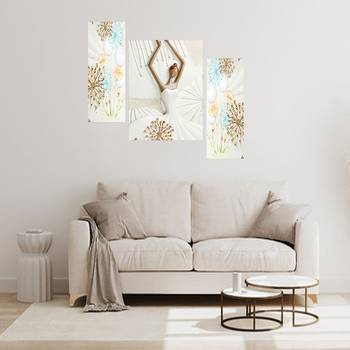 Set of 3 digital wall painting 2