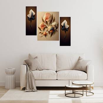 Set of 3 digital wall painting 2