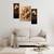 Set of 3 digital wall painting