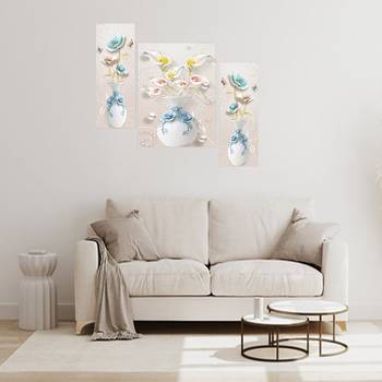 Set of 3 digital wall painting 3