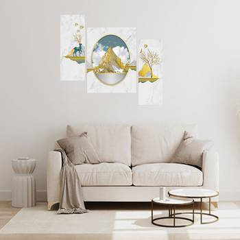 Set of 3 digital wall painting 3
