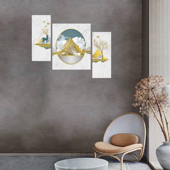Set of 3 digital wall painting 1