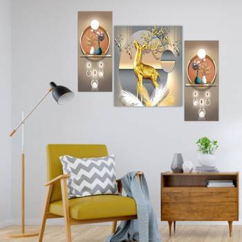 Set of 3 digital wall painting 4