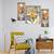 Set of 3 digital wall painting