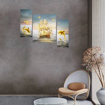 Set of 3 digital wall painting 2