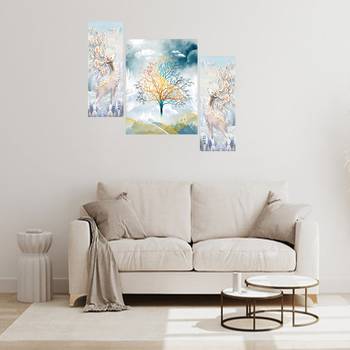 Set of 3 digital wall painting 3