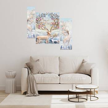 Set of 3 digital wall painting 3