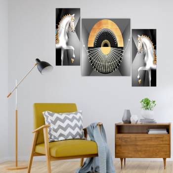 Set of 3 digital wall painting 4