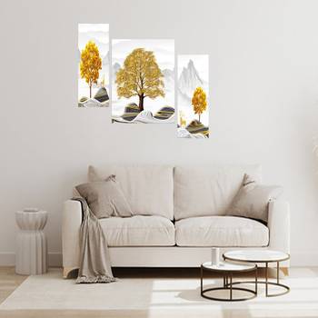 Set of 3 digital wall painting 3