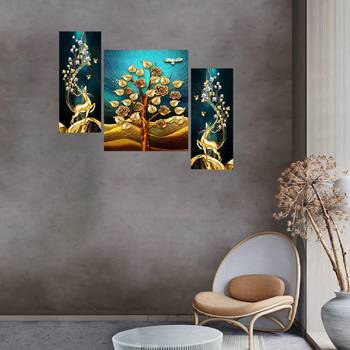 Set of 3 digital wall painting 2