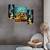 Set of 3 digital wall painting