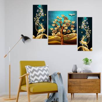 Set of 3 digital wall painting 4